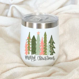 Insulated Skeleton Mug - Merry Christmas