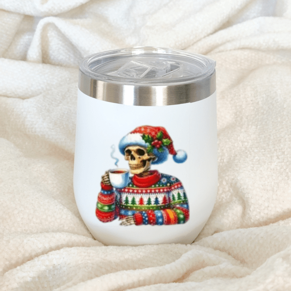 Insulated Skeleton Mug - Hot Cocoa